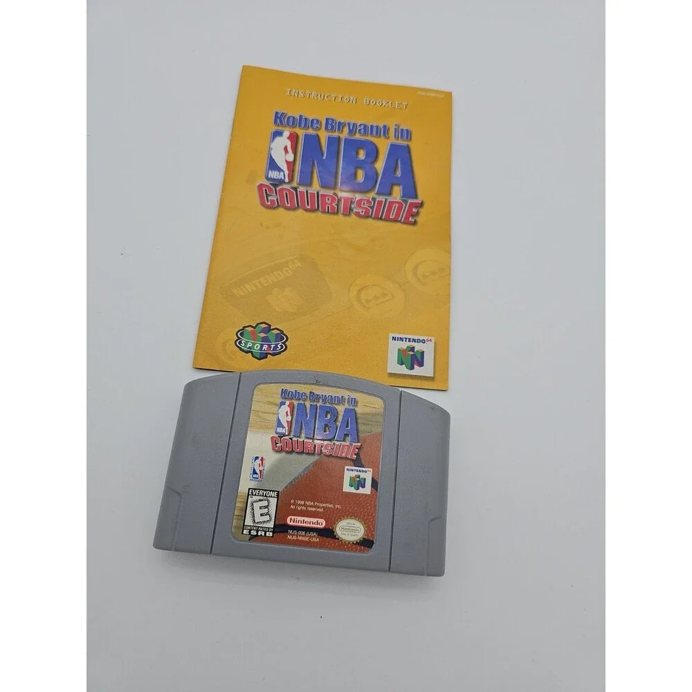 KOBE BRYANT IN NBA COURTSIDE - Nintendo 64, Game & Manual EUC Tested